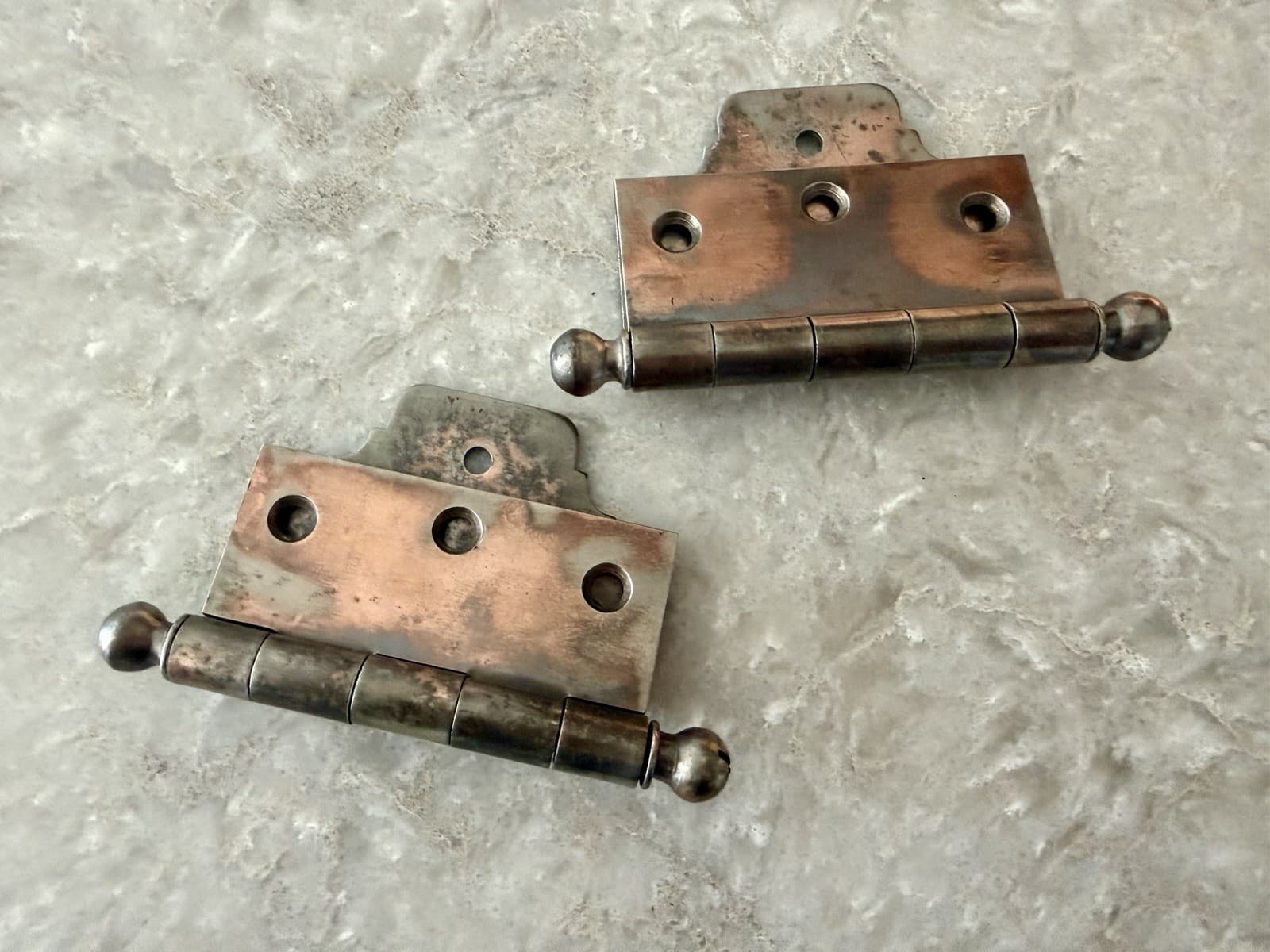National Mfg 3/4” Offset Door Hinges 4.25” x 3.5” Ball Tip Set of 2 - Thumbnail 15