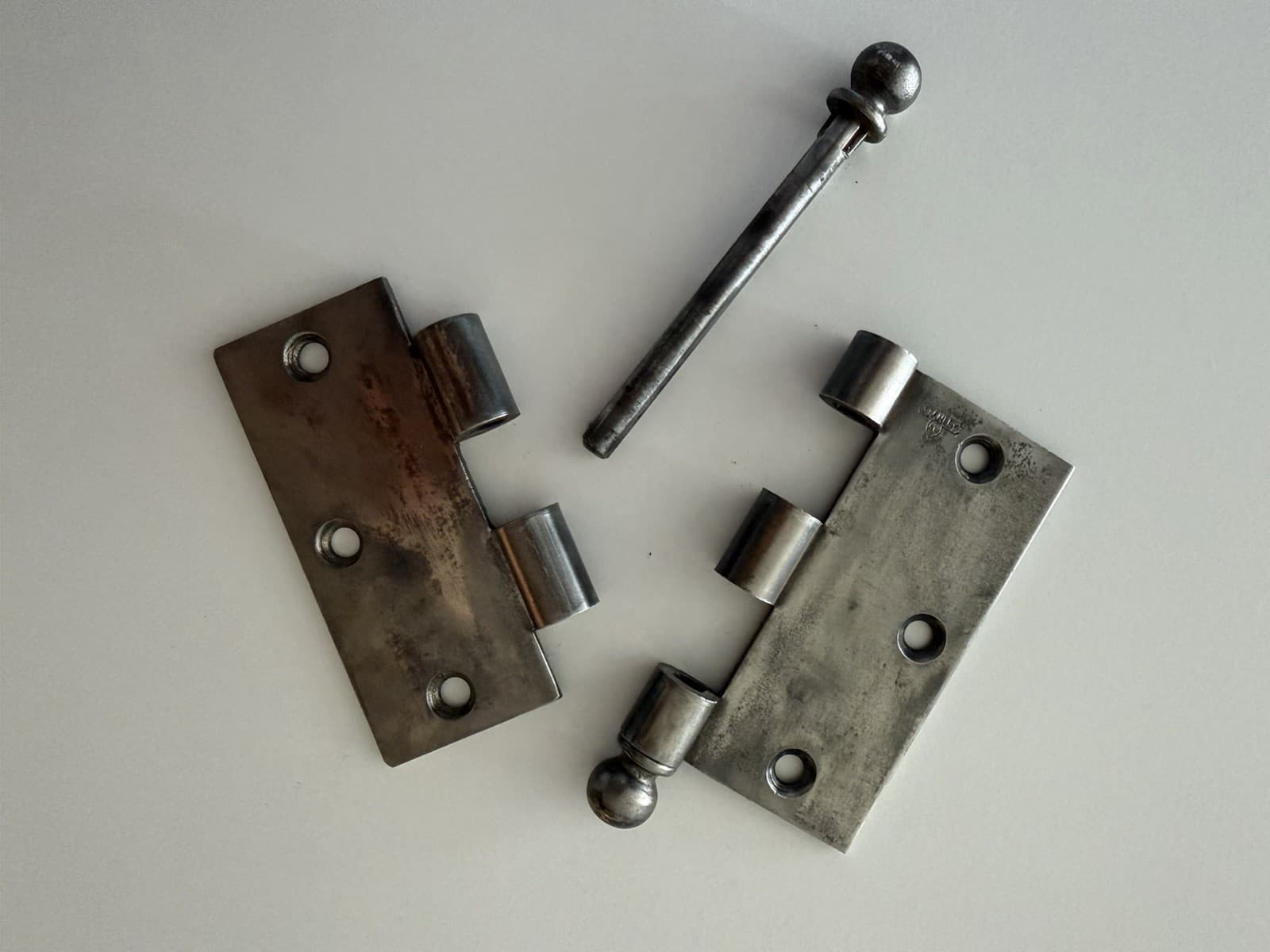 Stanley SW 3.5” Steel Ball Tip Door Hinges Set of 3 Sweetheart Made USA - Thumbnail 15