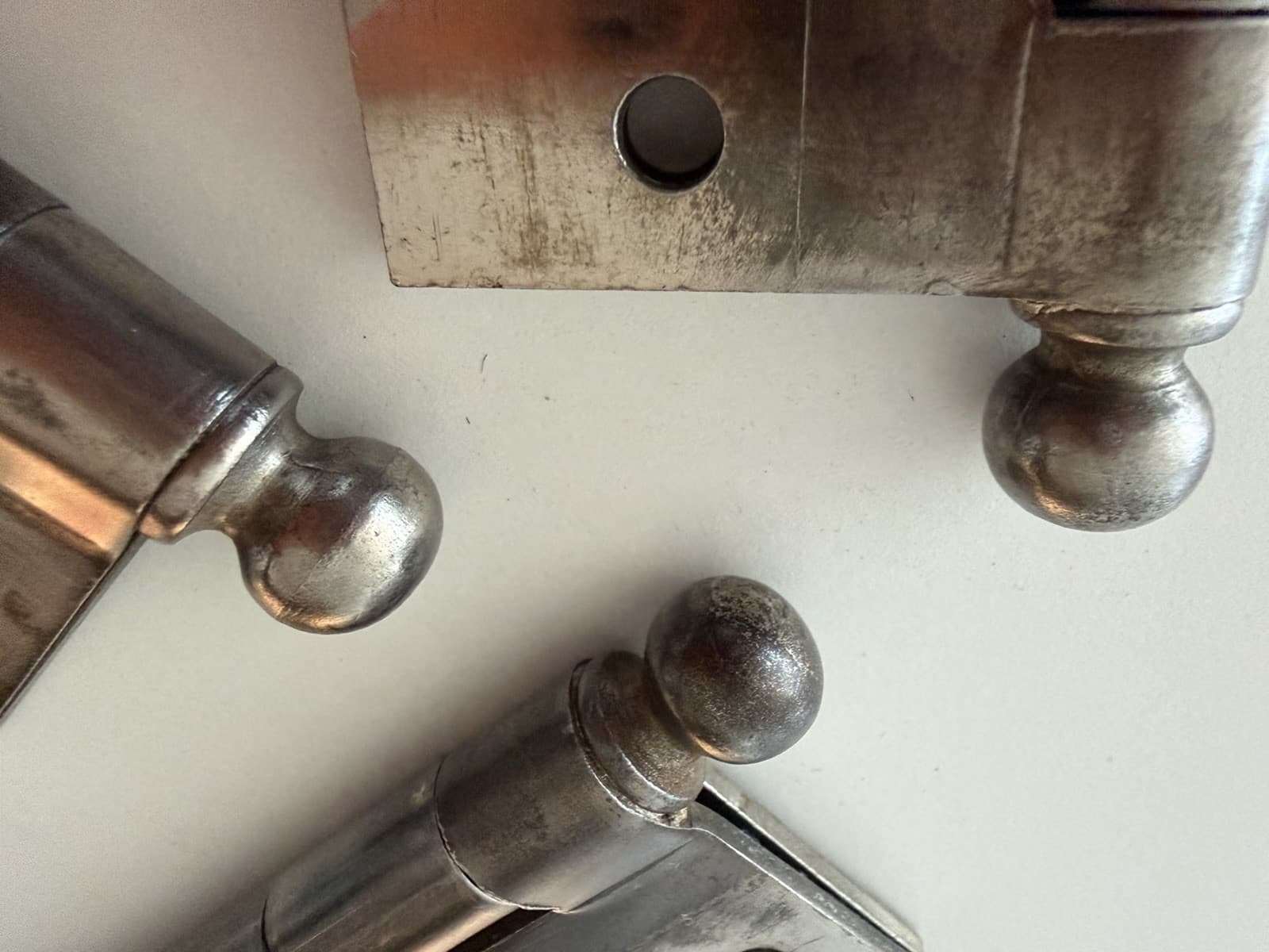 Stanley SW 3.5” Steel Ball Tip Door Hinges Set of 3 Sweetheart Made USA - Thumbnail 14
