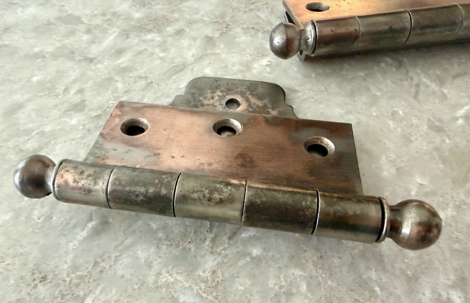 National Mfg 3/4” Offset Door Hinges 4.25” x 3.5” Ball Tip Set of 2 - Thumbnail 16