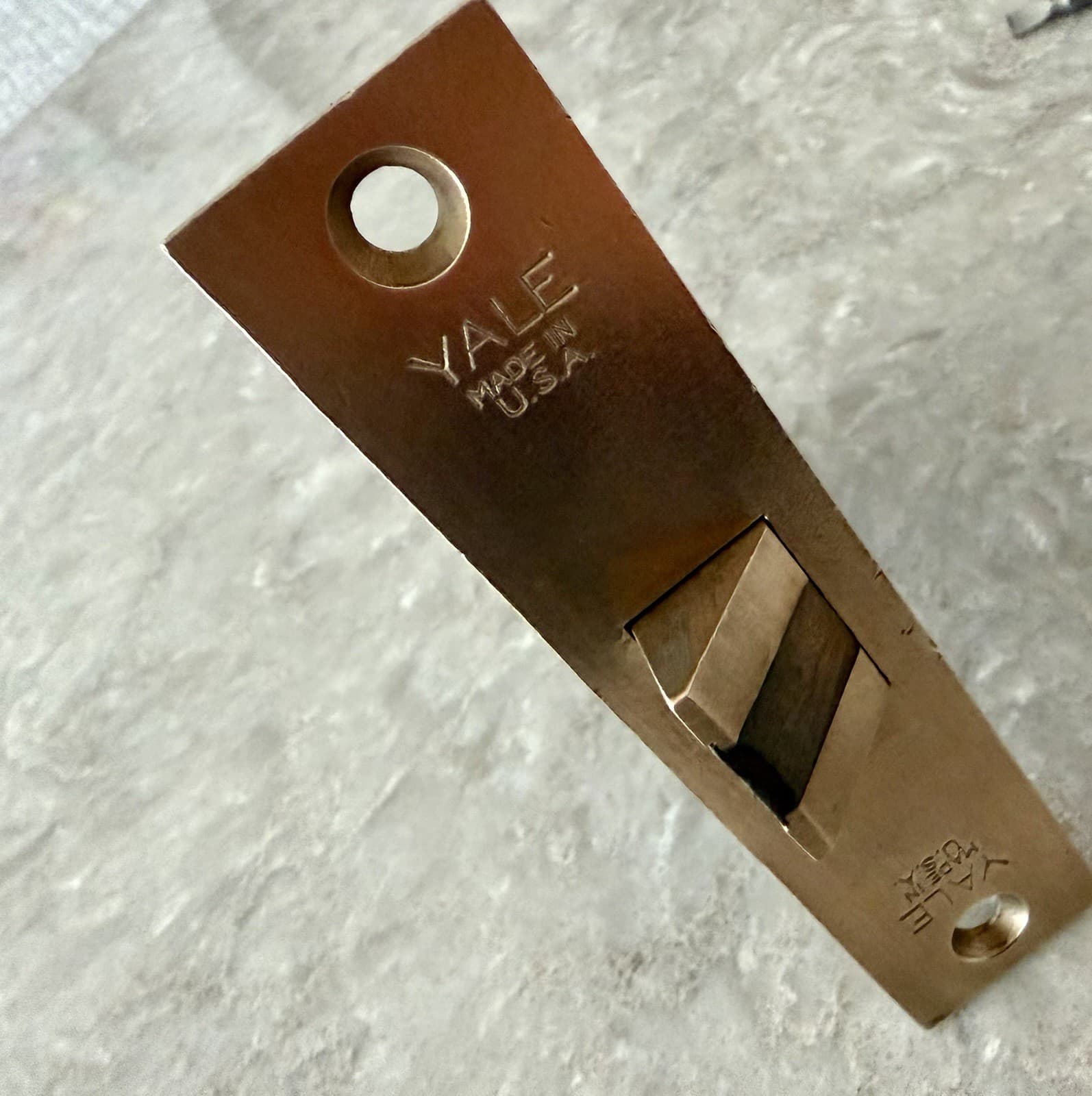 Vintage Yale Brass Passage Mortise Lock Antique Door Hardware - Thumbnail 6