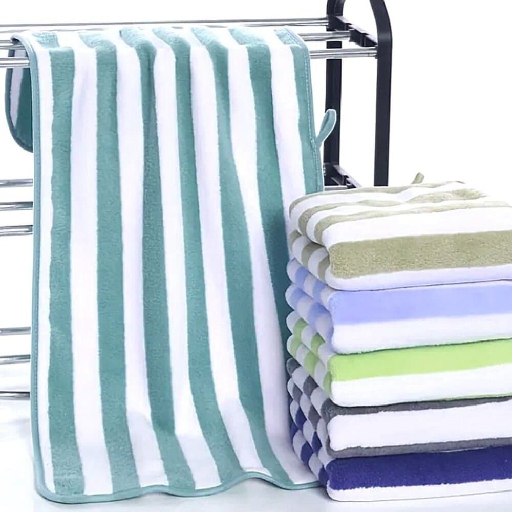 Jules Striped Teal Green Small Dog Puppy Security Blanket Gift Packaged - Thumbnail 3