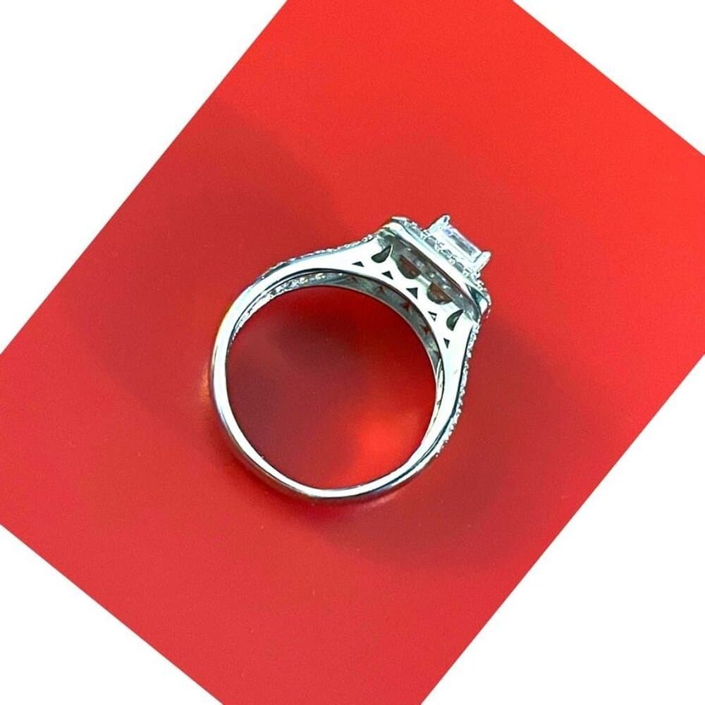 Julieta Princess 925 Sterling Silver Cubic Zirconia Ring Size 8 Gift Boxed - Thumbnail 2