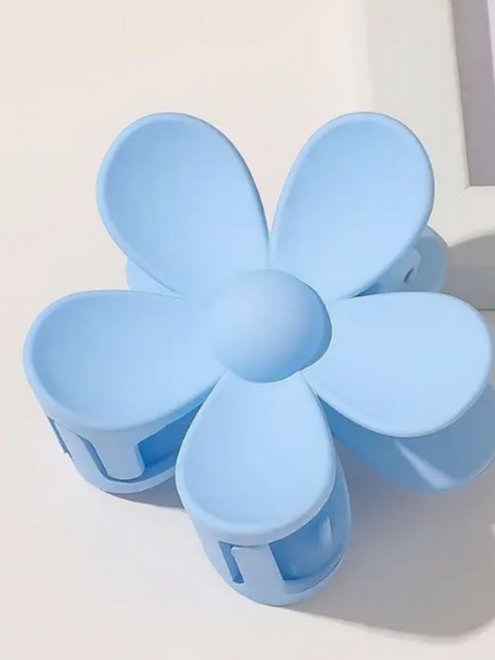 Helena Floral Hair Claw Clip Flower Accessory Set Blue Green Gift Packaged - Thumbnail 2