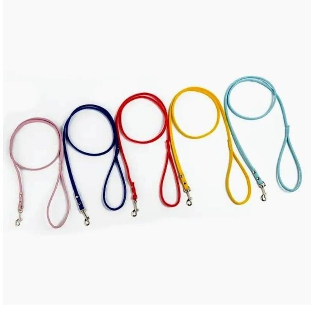 Xander Rey Pink Leather Dog Leash Gift Packaged - Thumbnail 3