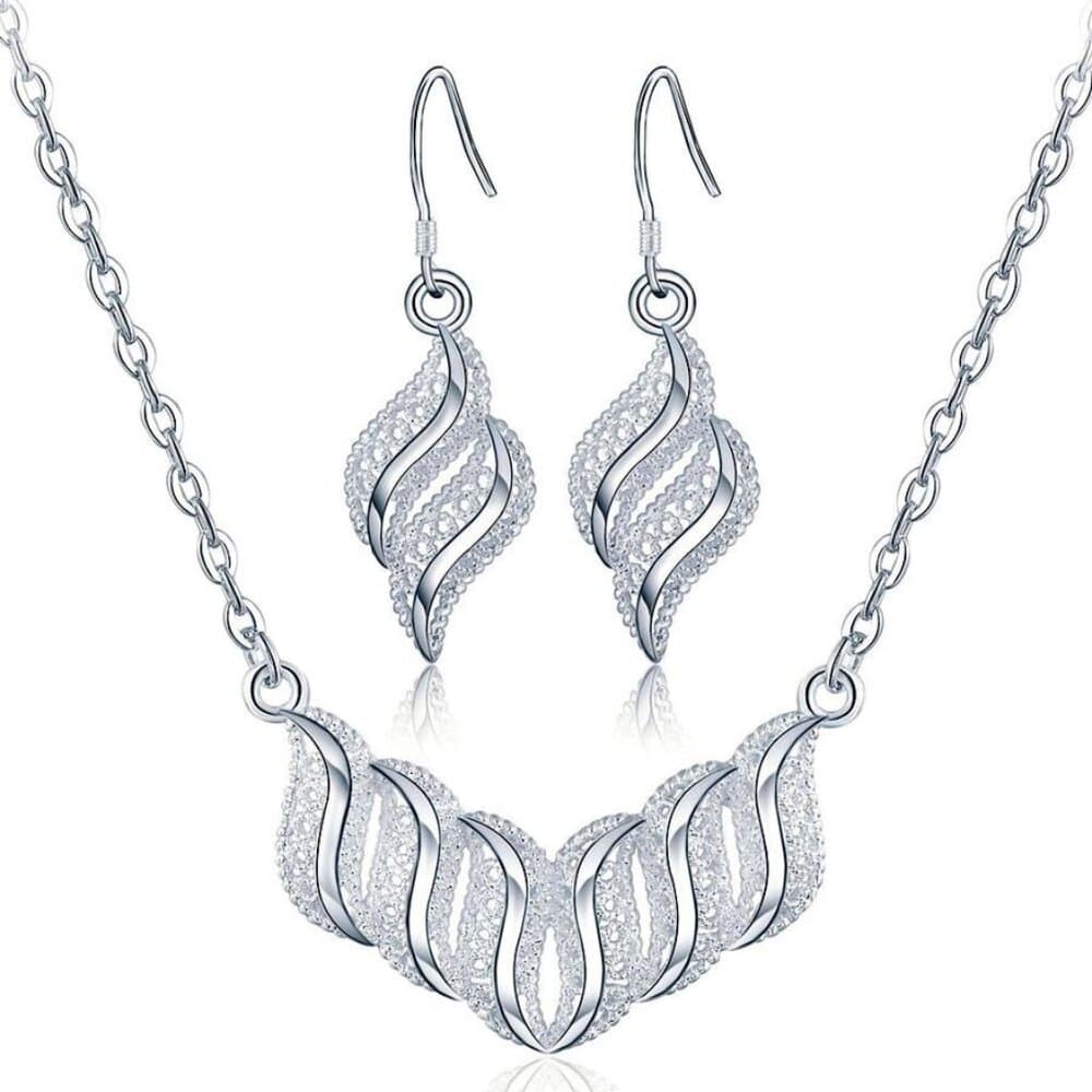 Valery Tianna Sterling Silver Imperial Necklace Gift Packaged - Thumbnail 2