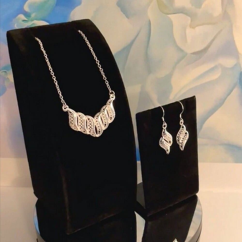 Valery Tianna Sterling Silver Imperial Earrings Gift Packaged - Thumbnail 3
