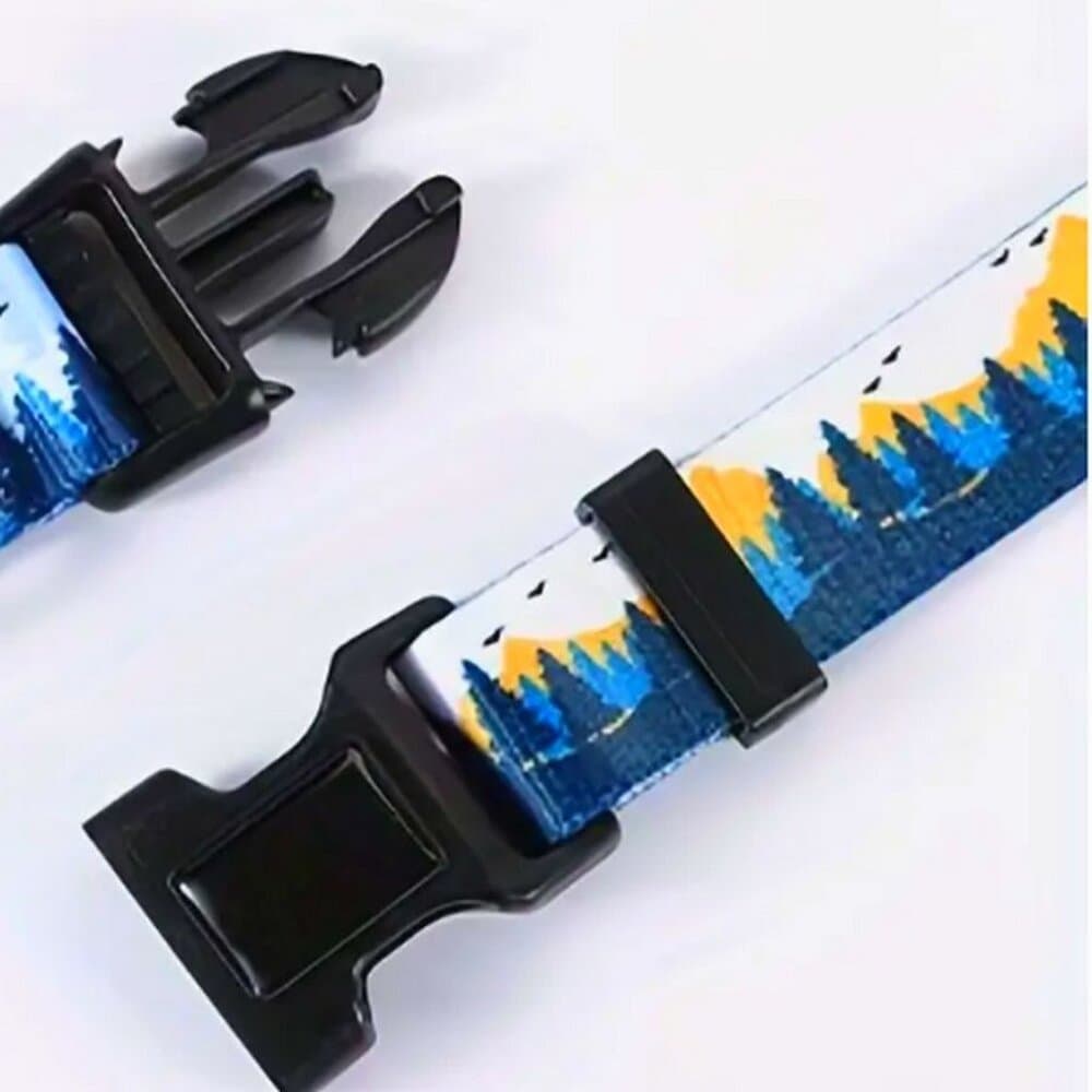 Serene Mountain Adjustable Quick Release D Ring Dog Collar Small Gift Packaged - Thumbnail 3