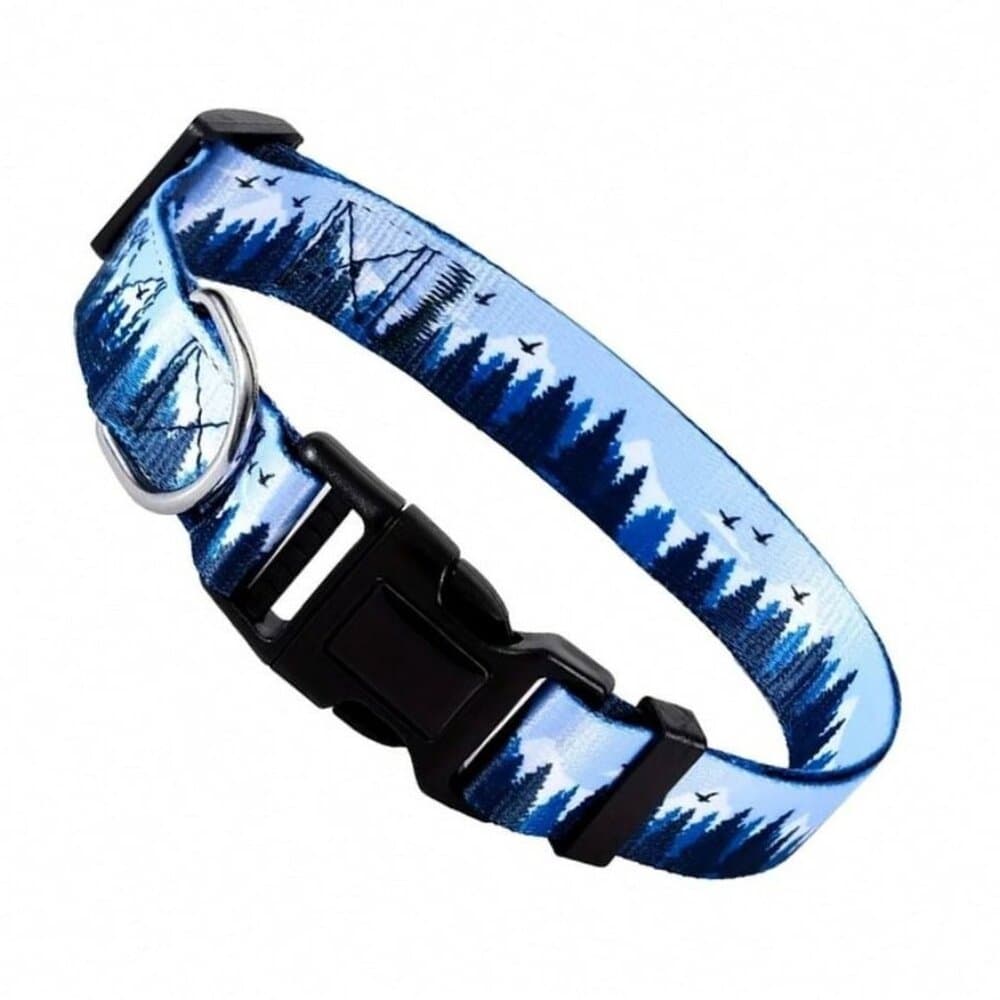 Serene Mountain Adjustable Quick Release D Ring Dog Collar Small Gift Packaged - Thumbnail 6
