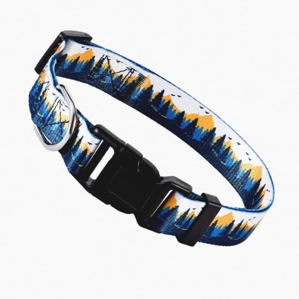 Serene Mountain Adjustable Quick Release D Ring Dog Collar Small Gift Packaged - Thumbnail 6
