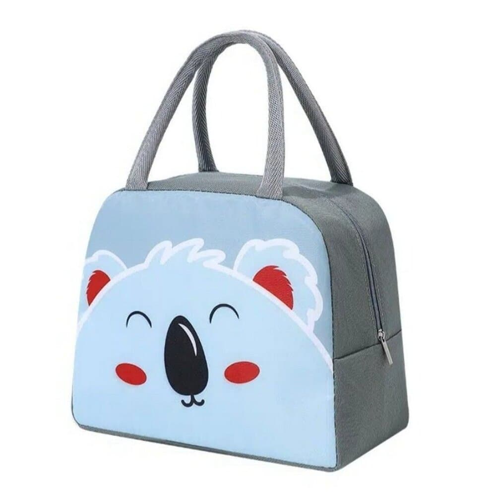 Morgan Sweet Koala Bear Blue Animal Face Insulated Lunch Bag Gift Packaged - Thumbnail 3