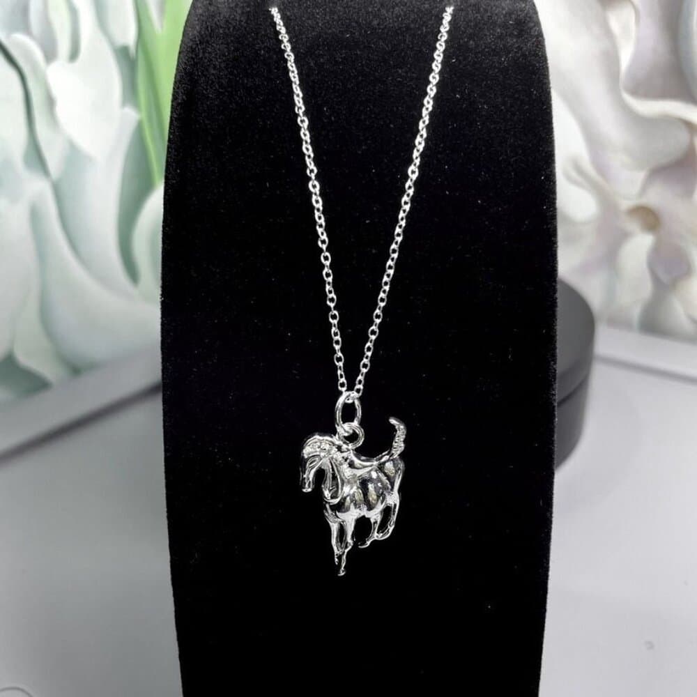 Rayne Majestic Sterling Silver Galloping Horse Pendant Necklace Gift Packaged - Thumbnail 2