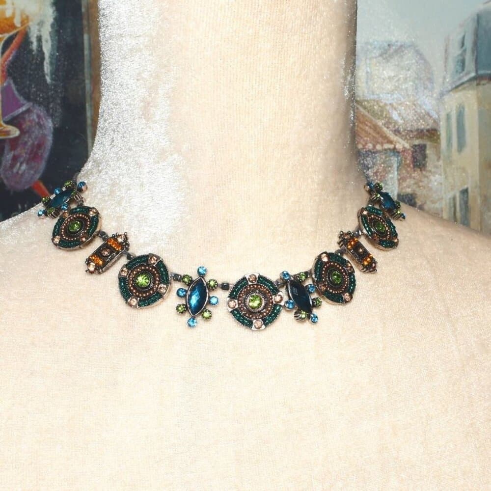 Multiple Medallion Bead Necklace Caroline C. Estate Collection Gift Packaged - Thumbnail 8