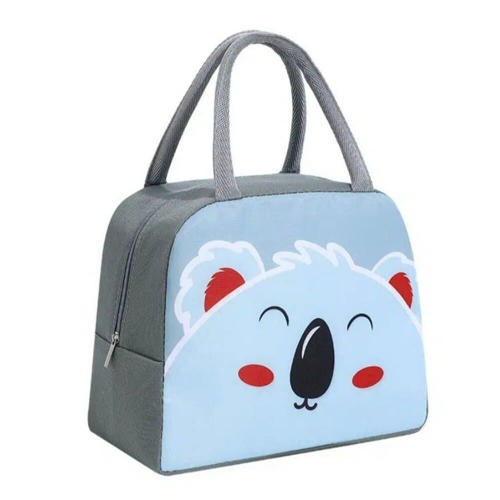 Morgan Sweet Koala Bear Blue Animal Face Insulated Lunch Bag Gift Packaged - Thumbnail 11