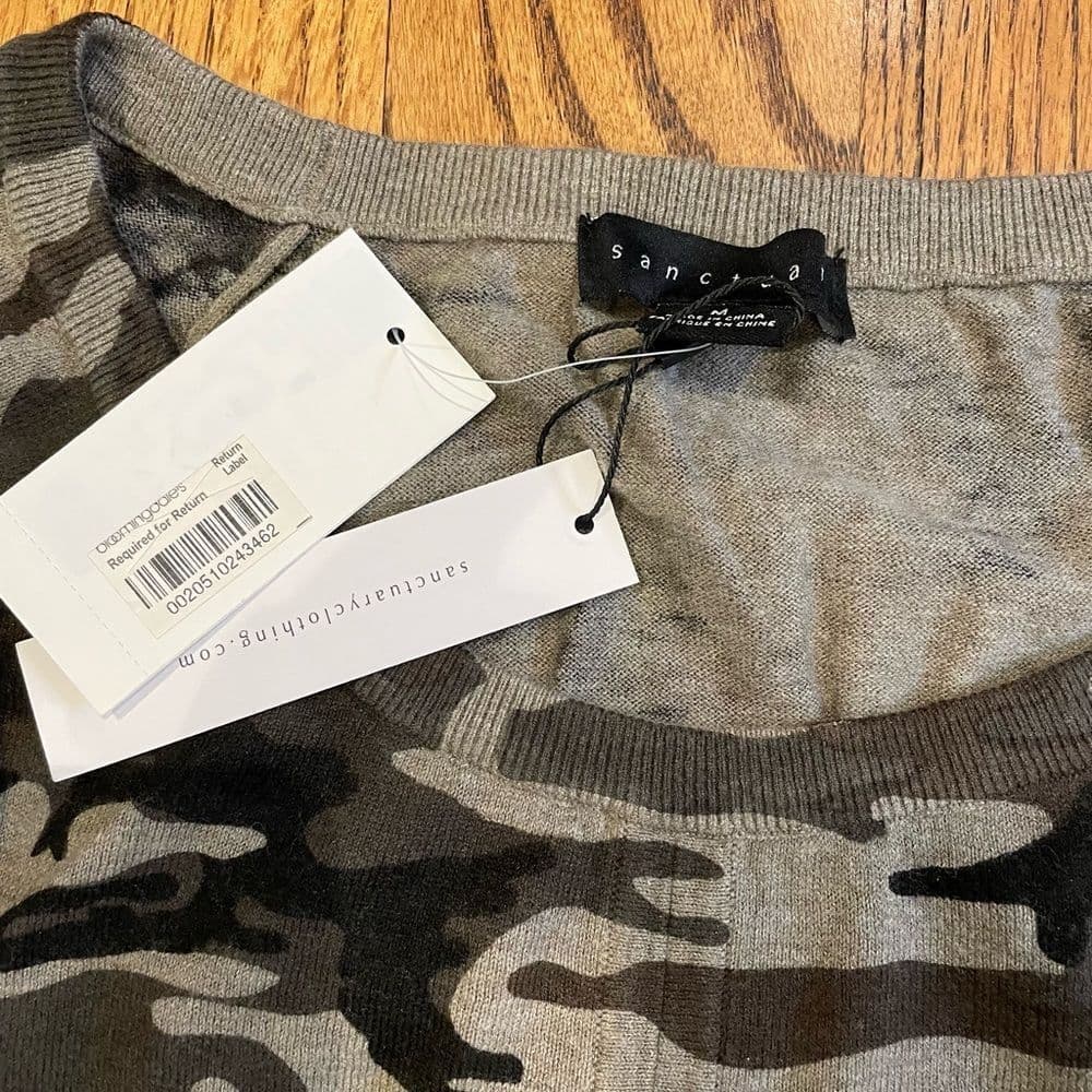 Sanctuary camo long sleeve sweater - Thumbnail 4