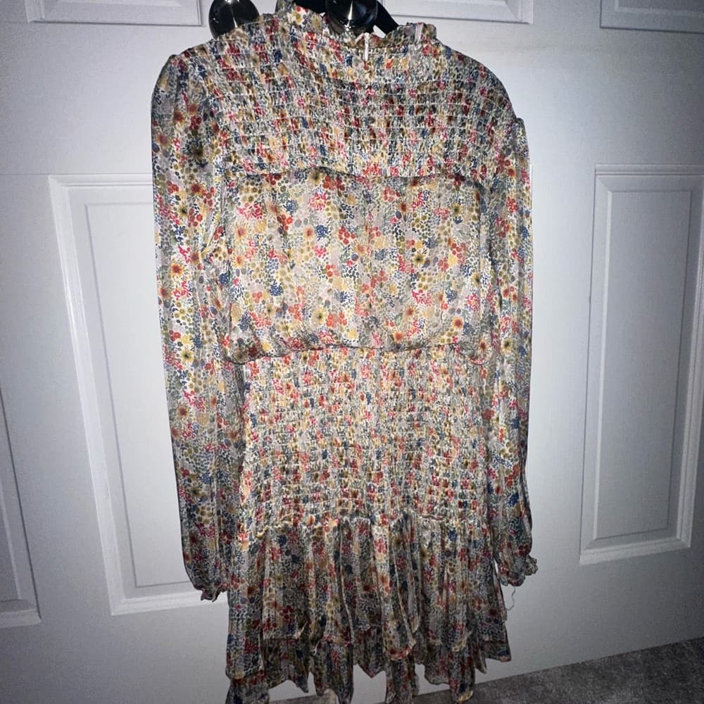 Floral Long-Sleeve Dress by Aqua - Thumbnail 5