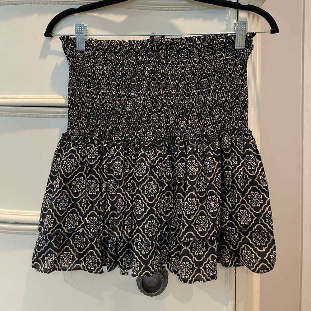 Zara printed mini skirt - Thumbnail 2