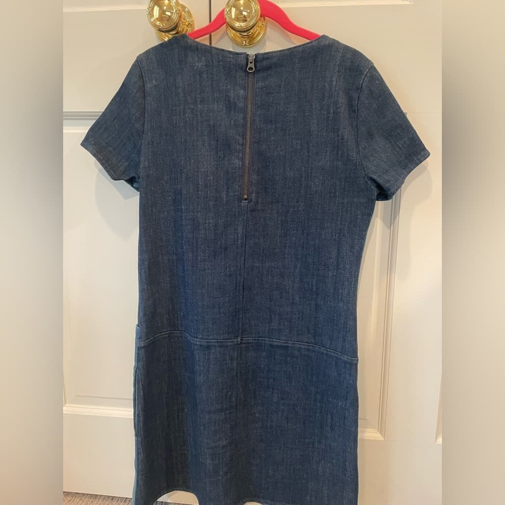 J Brand Shift Denim Dress - Thumbnail 7