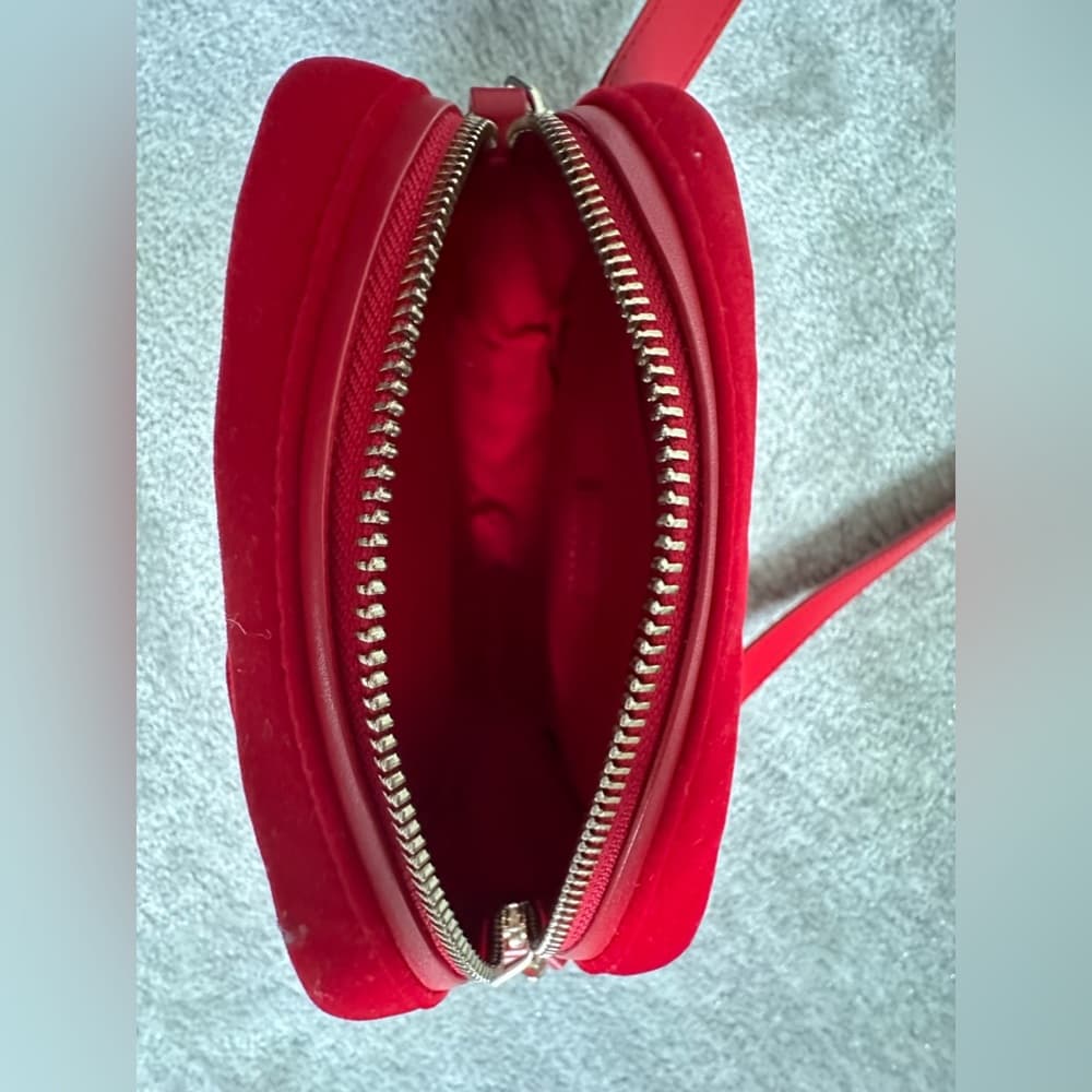Maje Red Suede Crossbody - Thumbnail 4