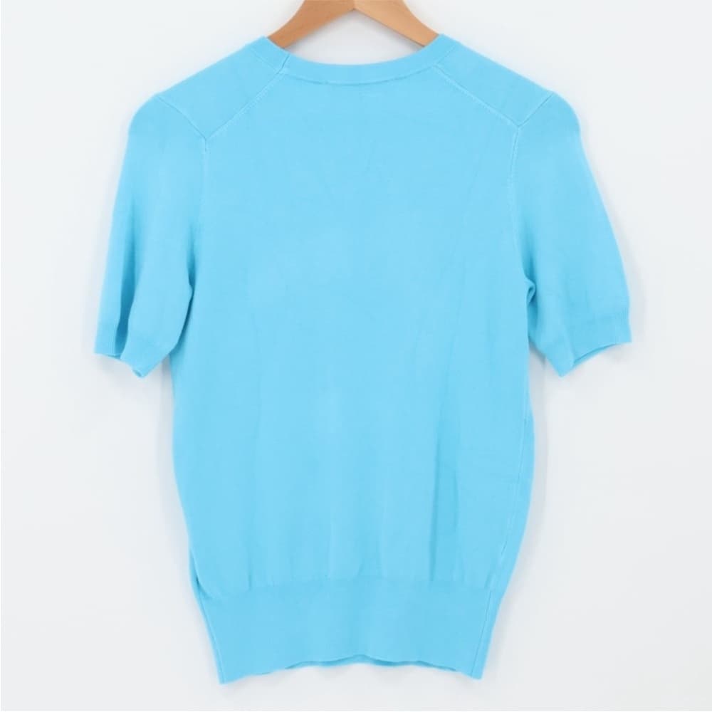 Zara Turquoise Knit Top - Thumbnail 2