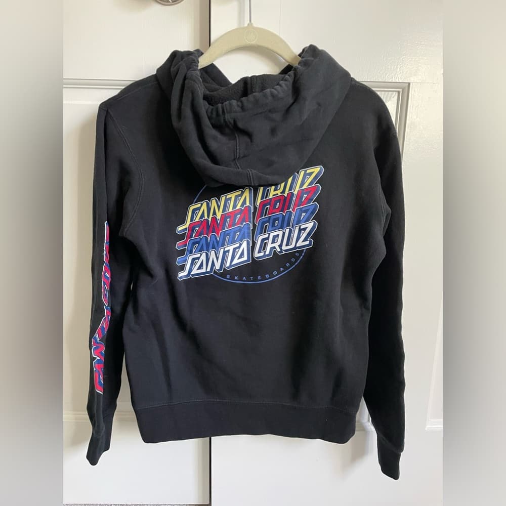 Santa Cruz Black Hoodie - Thumbnail 4