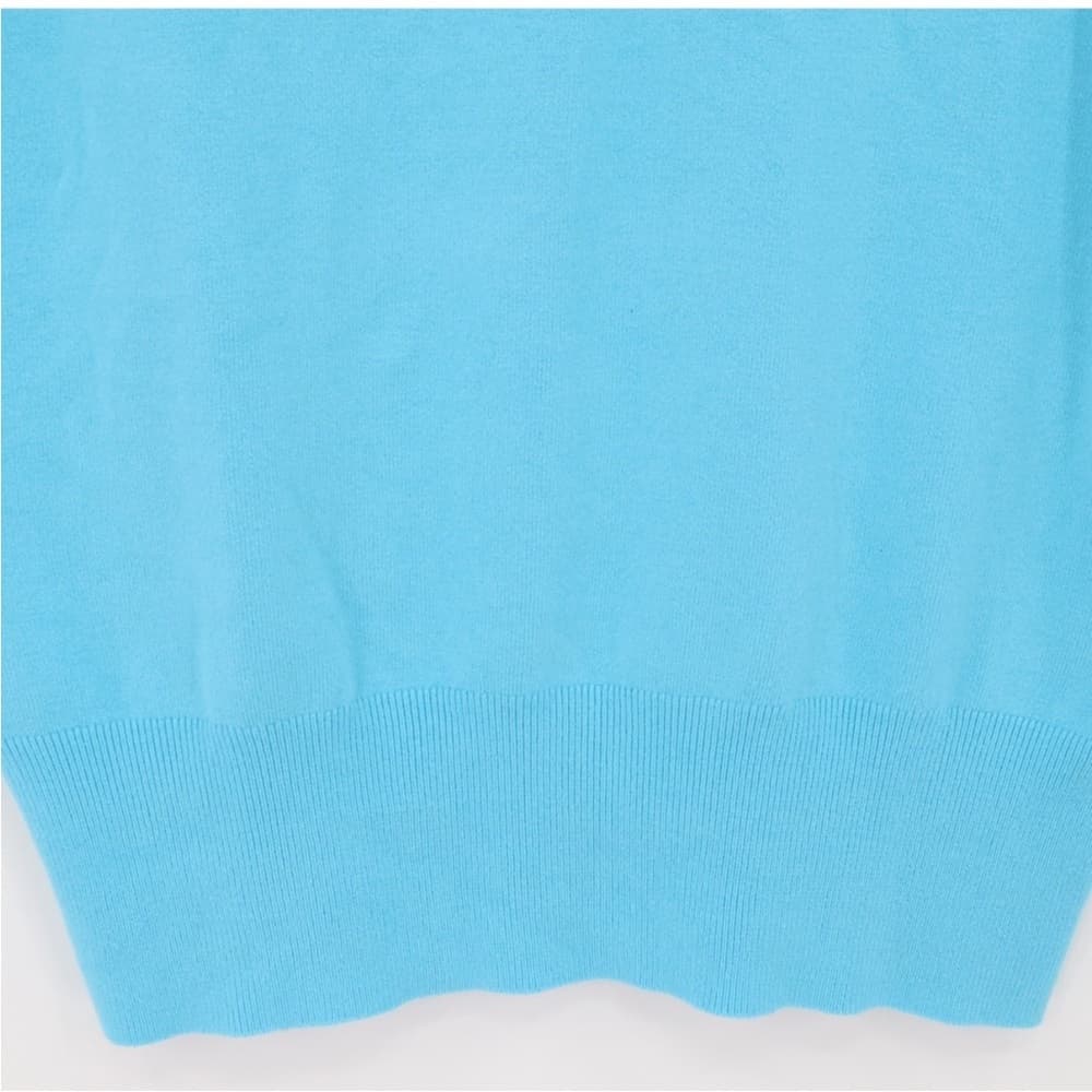 Zara Turquoise Knit Top - Thumbnail 3