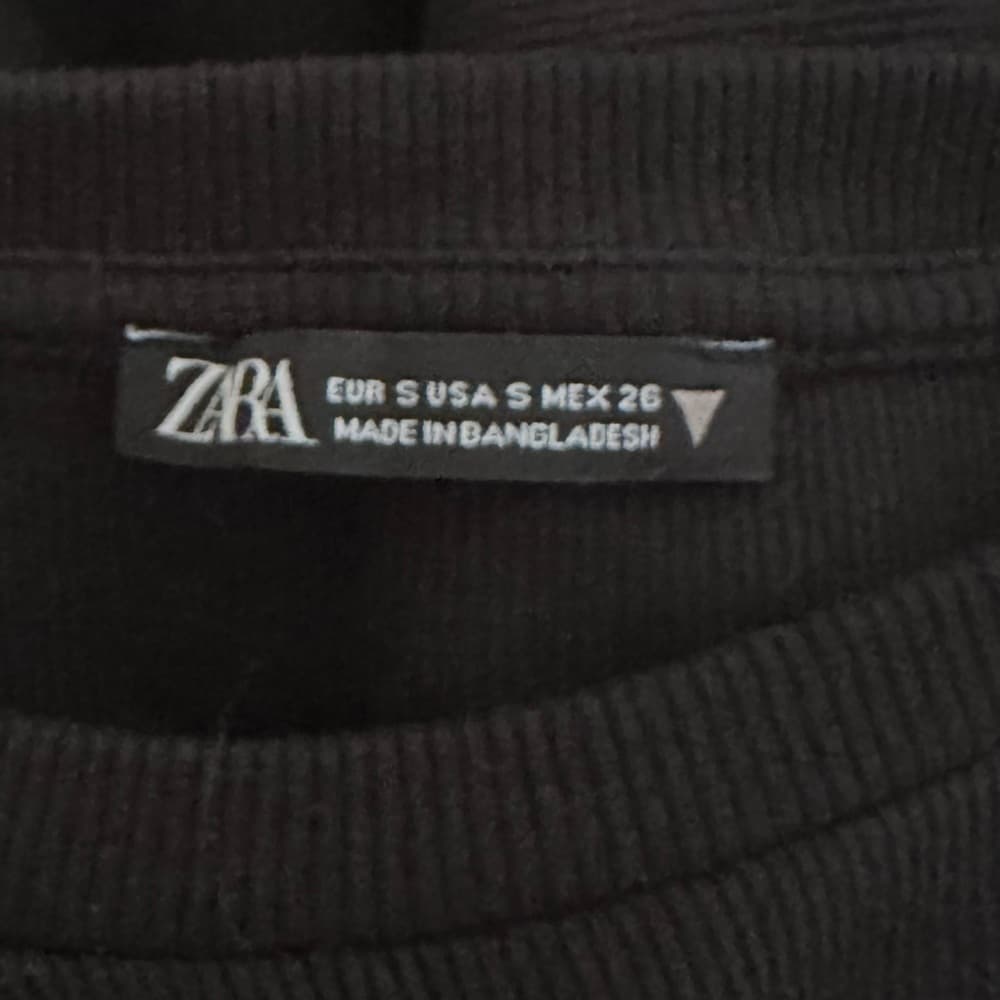 Zara Black Mini Dress - Thumbnail 6