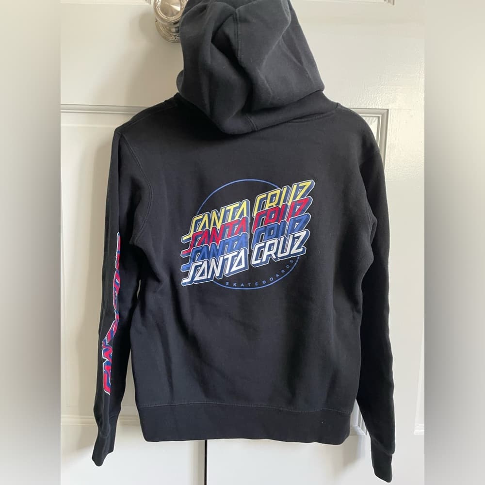 Santa Cruz Black Hoodie - Thumbnail 5