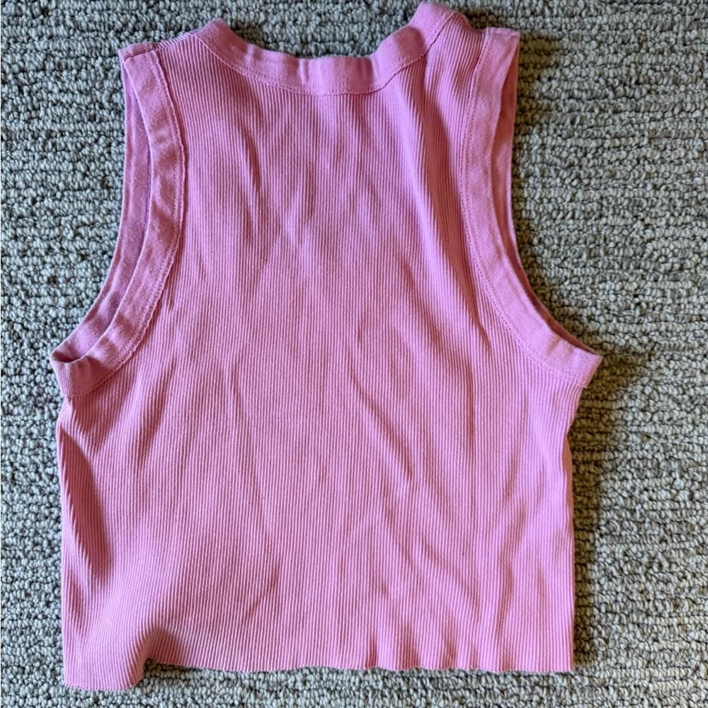 Brandy Melville Pink Tank Top - Thumbnail 4