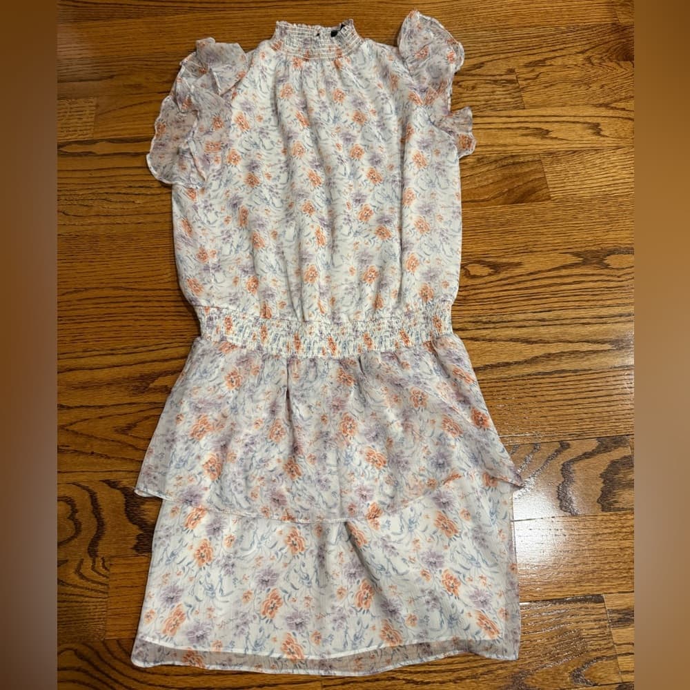 1. State Floral Layered Mini Dress - Thumbnail 3