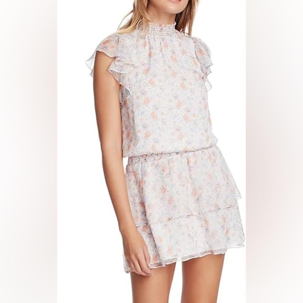 1. State Floral Layered Mini Dress - Thumbnail 2