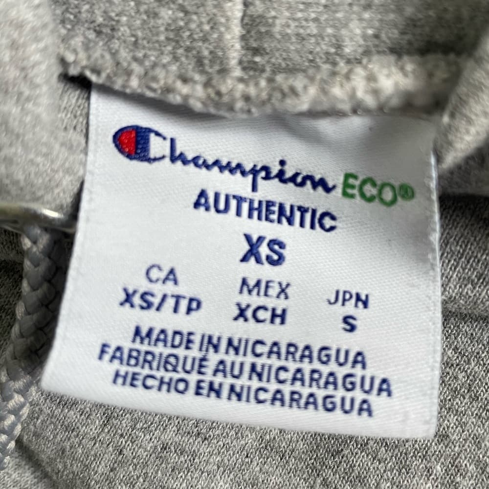 Gray Champion Logo Hoodie - Thumbnail 4
