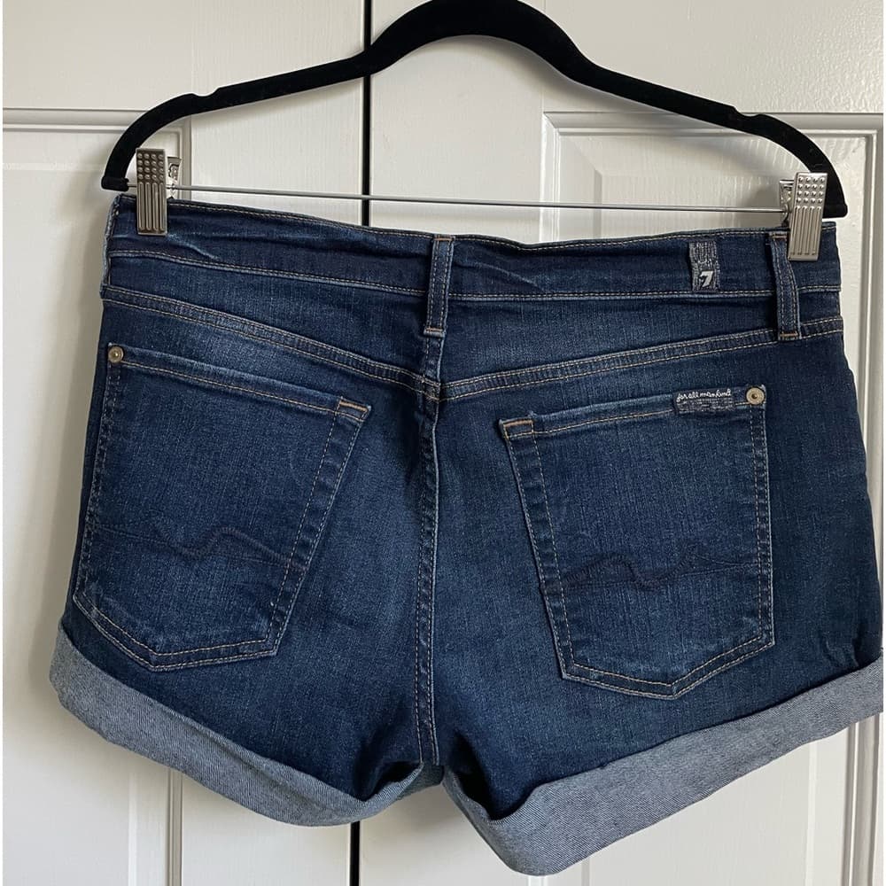 7 For All Mankind Denim Short Size 28 - Thumbnail 4