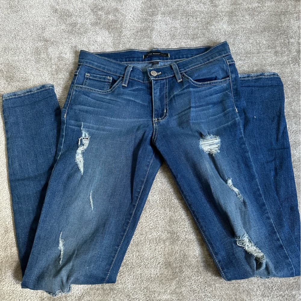 Flying Monkey Jeans with Rip Details - Thumbnail 5