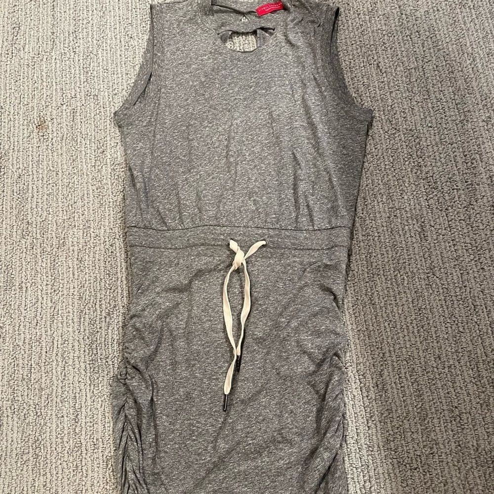 Gary sleeveless dress with ruched siding - Thumbnail 5
