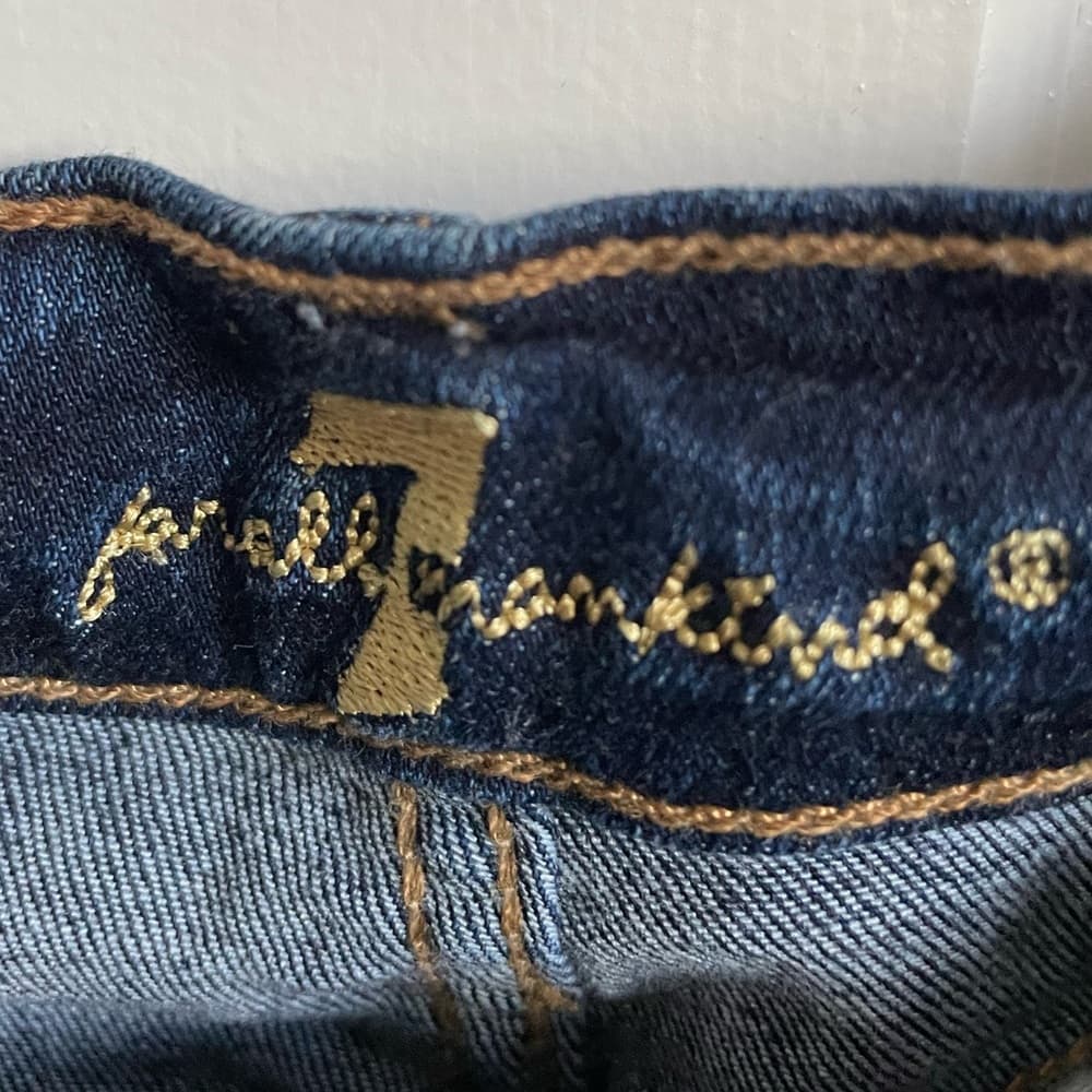 7 For All Mankind Denim Short Size 28 - Thumbnail 3