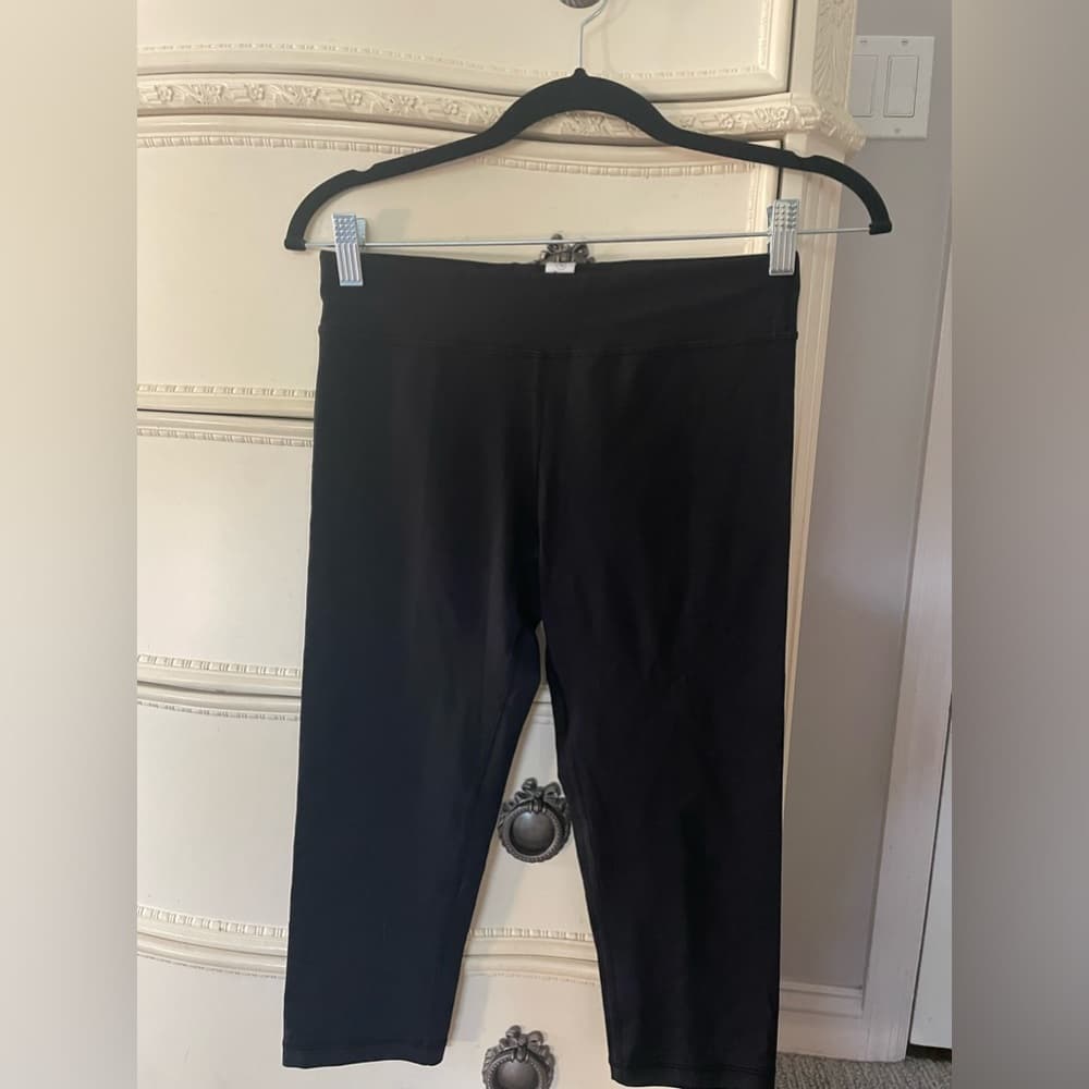 Ivivva Rhythmic Crop Black Leggings Girls 14 - Thumbnail 3