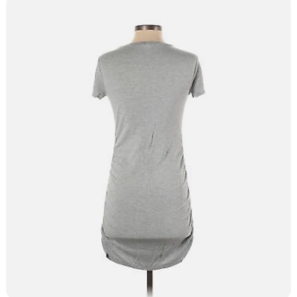 Antistar Gray Ruched Side Dress - Thumbnail 2