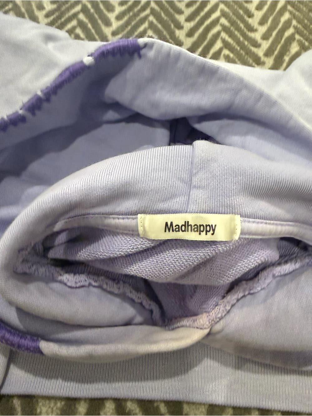 Madhappy Lavender Pullover Hoodie - Light Purple - Thumbnail 4