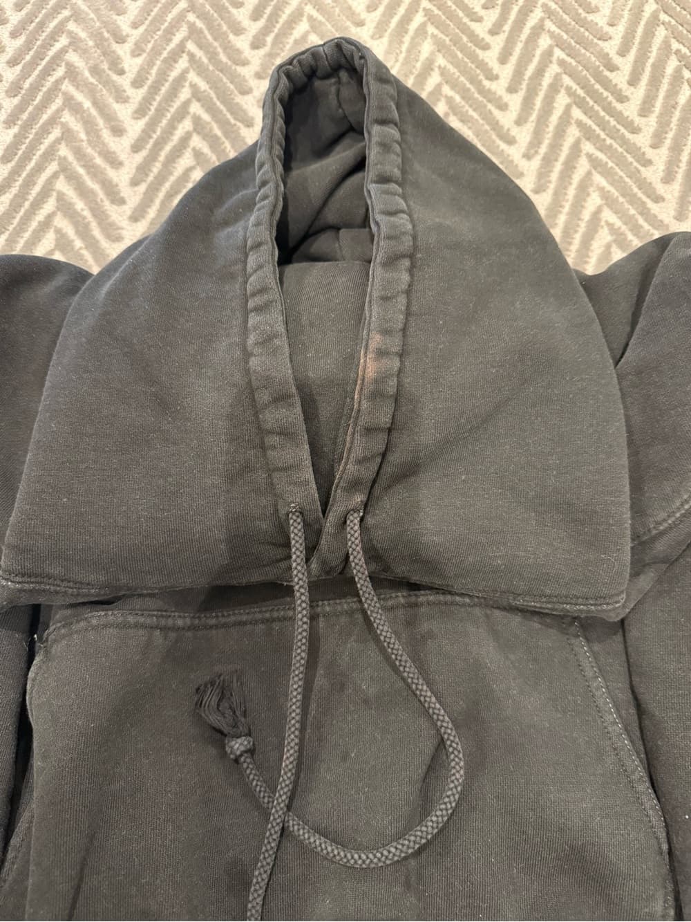 John Galt Black MALIBU Lettered Pullover Hoodie - Thumbnail 4