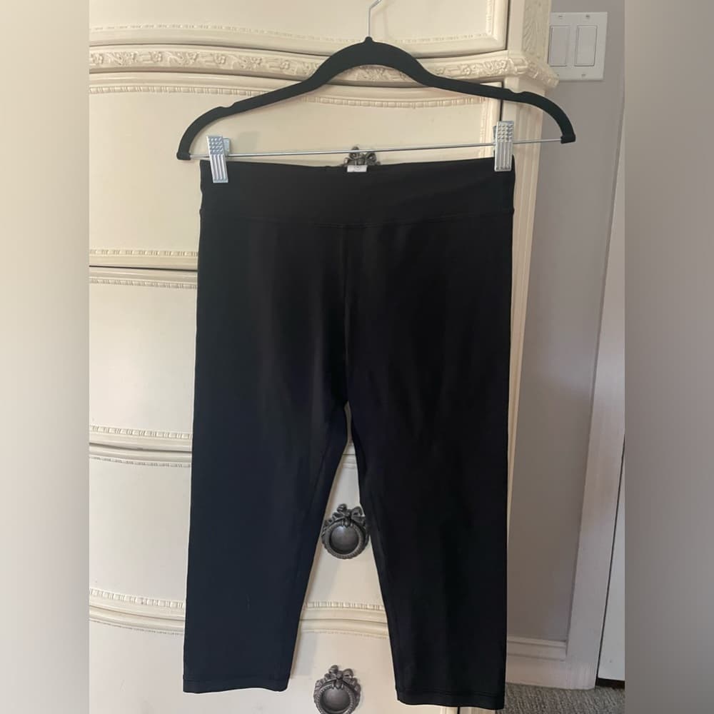 Ivivva Rhythmic Crop Black Leggings Girls 14 - Thumbnail 4