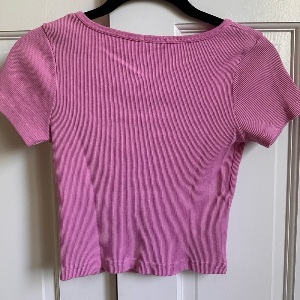 Brandy Melville Bubblegum Pink Zelly Top - Thumbnail 3