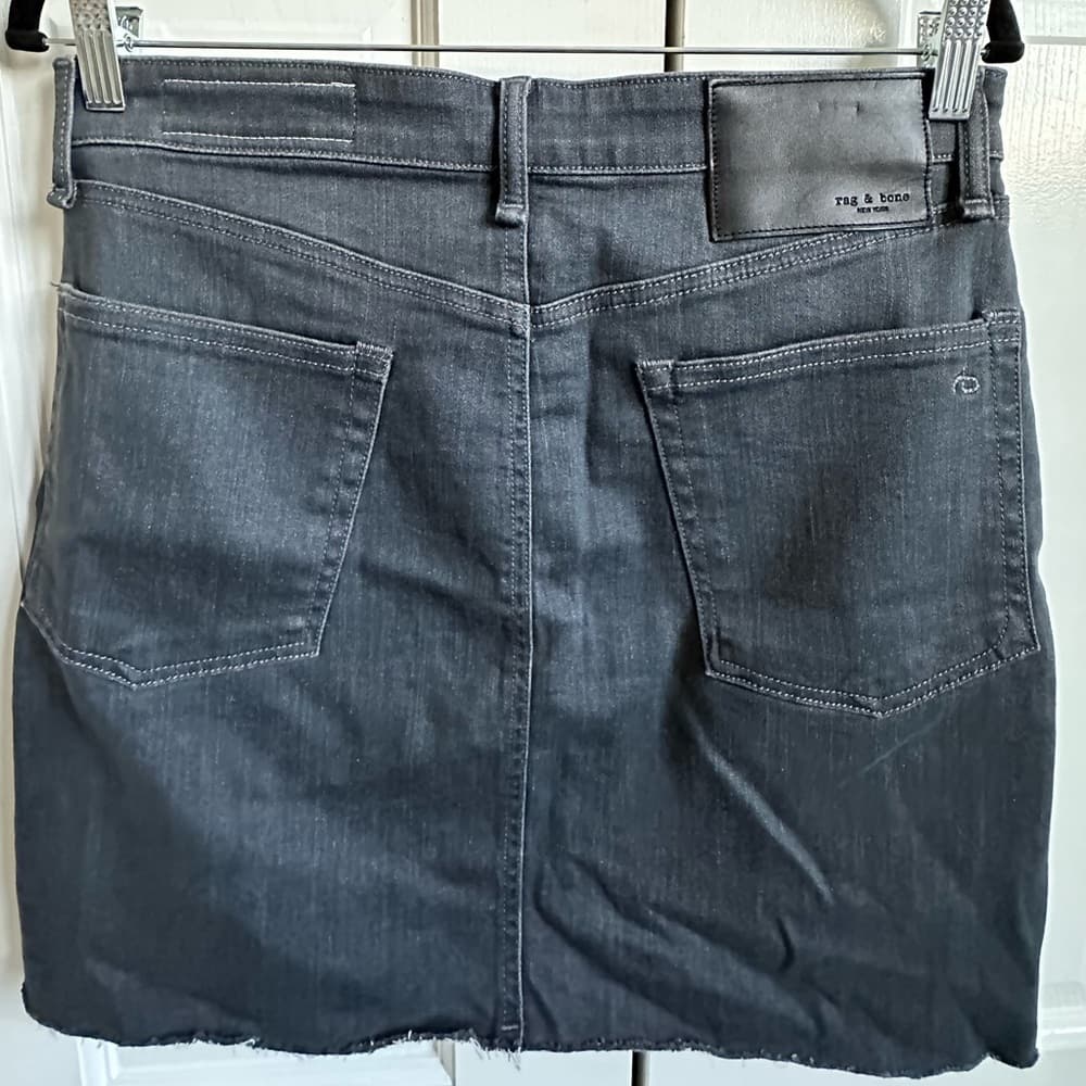 Rag & Bone Denim Mini Skirt - Thumbnail 2