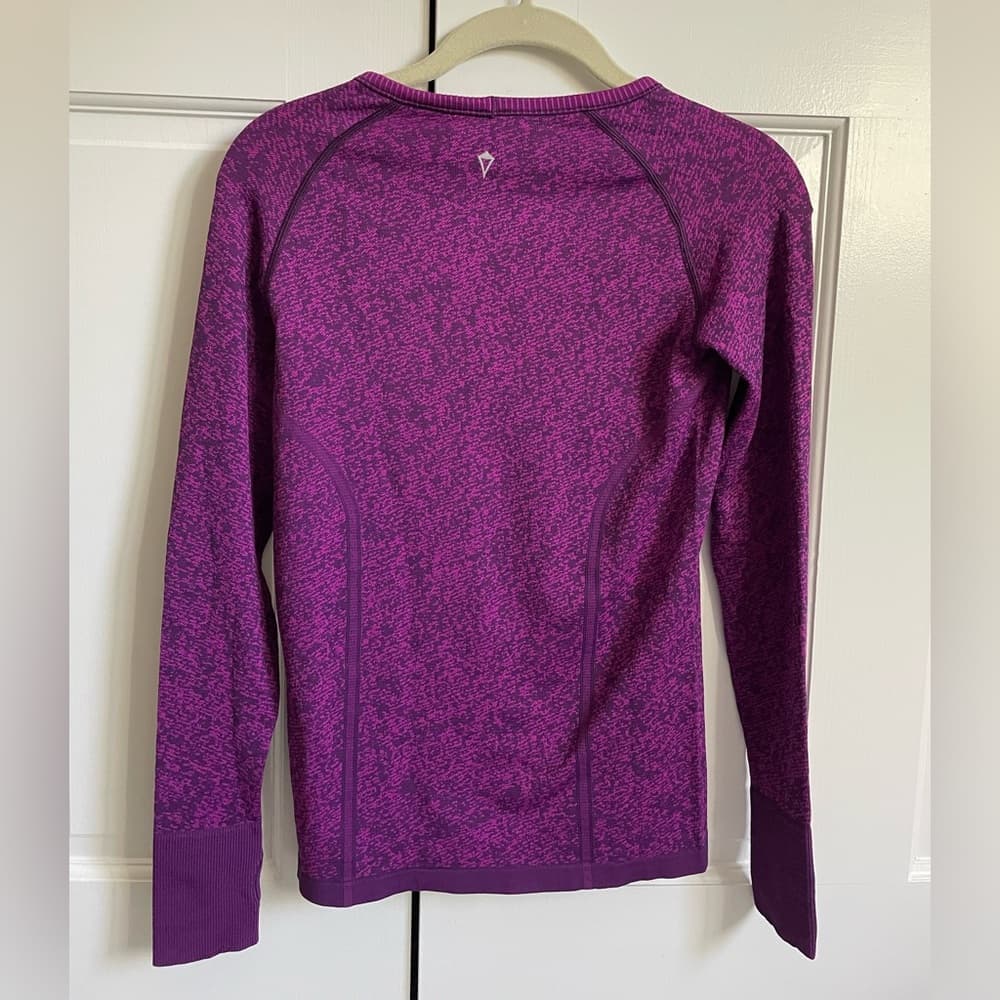 Ivivva purple stretchy long sleeve shirt - Thumbnail 2