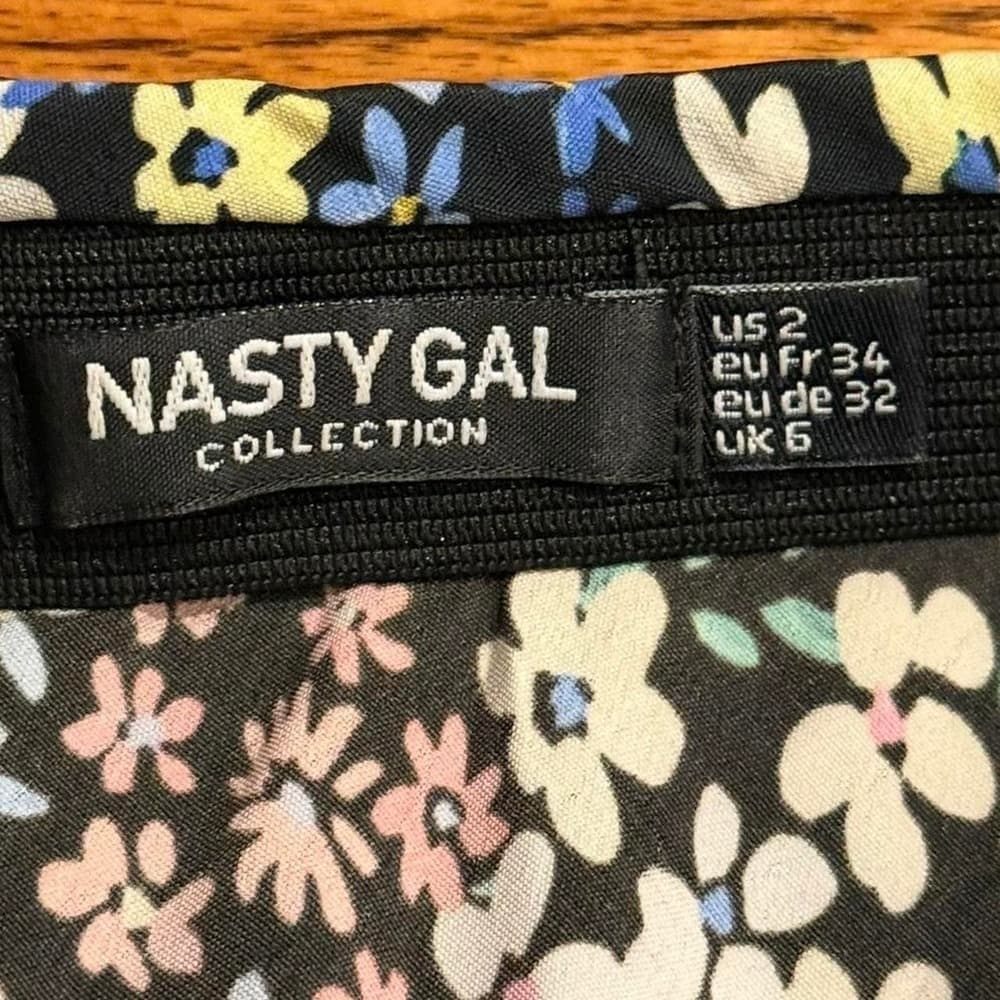 Nasty Gal Multicolor Floral Maxi Skirt - Thumbnail 4