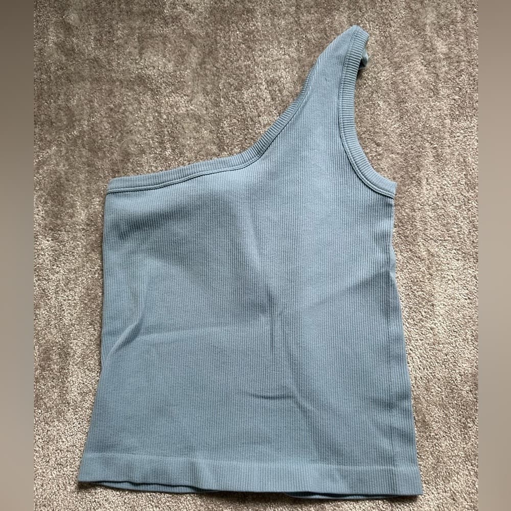 Suzette Collection One Shoulder Tank Top - Thumbnail 2