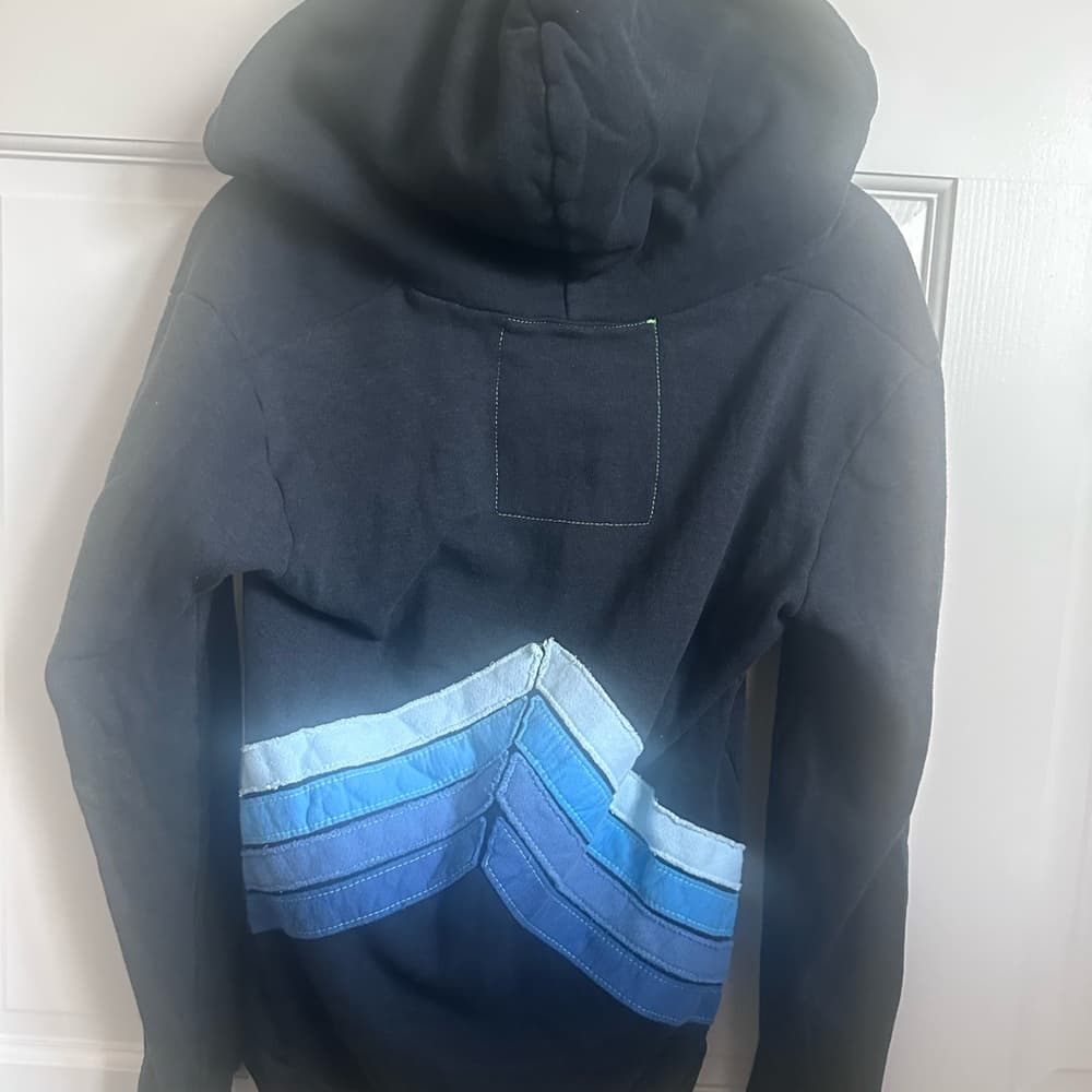 Aviator Nation Gray and Blue Hoodie - Thumbnail 7