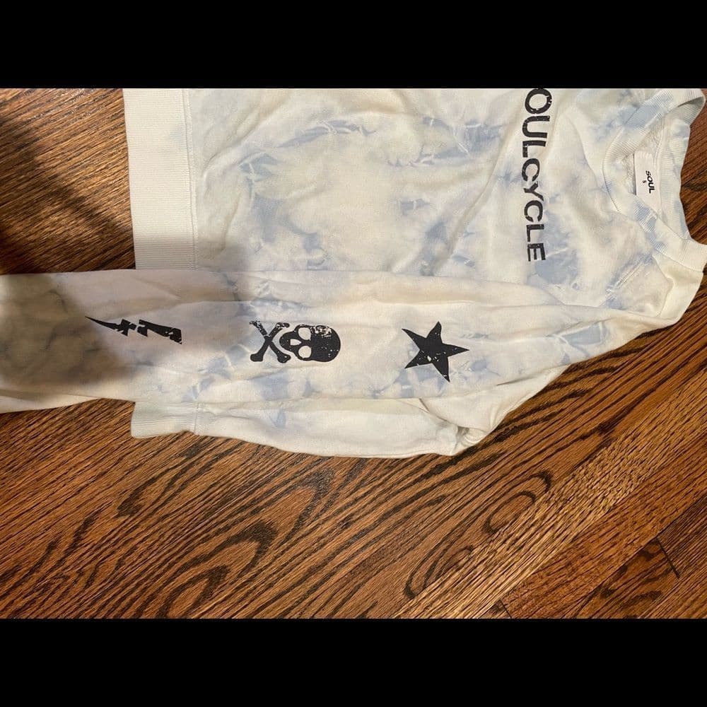Soulcycle blue tie dye sweatshirt - Thumbnail 3