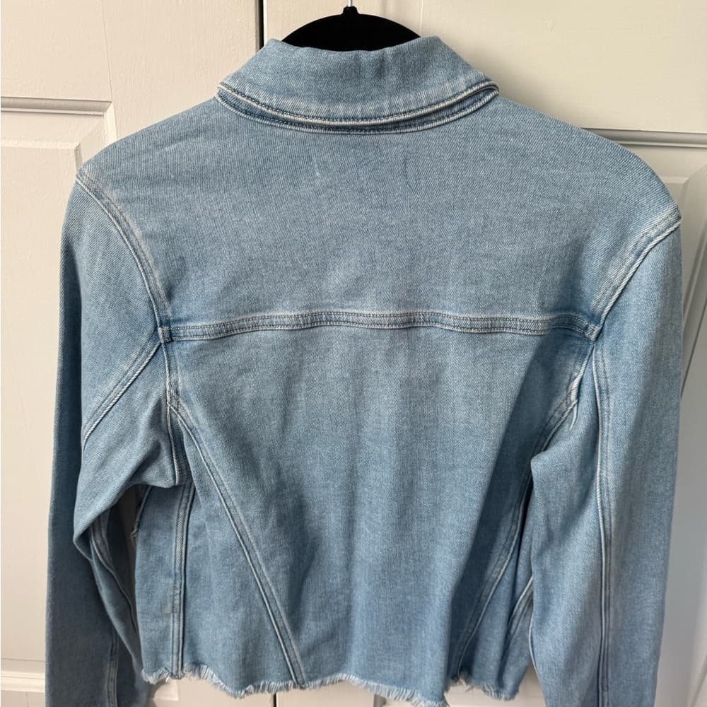 Just USA Light Blue Jean Jacket - Thumbnail 4