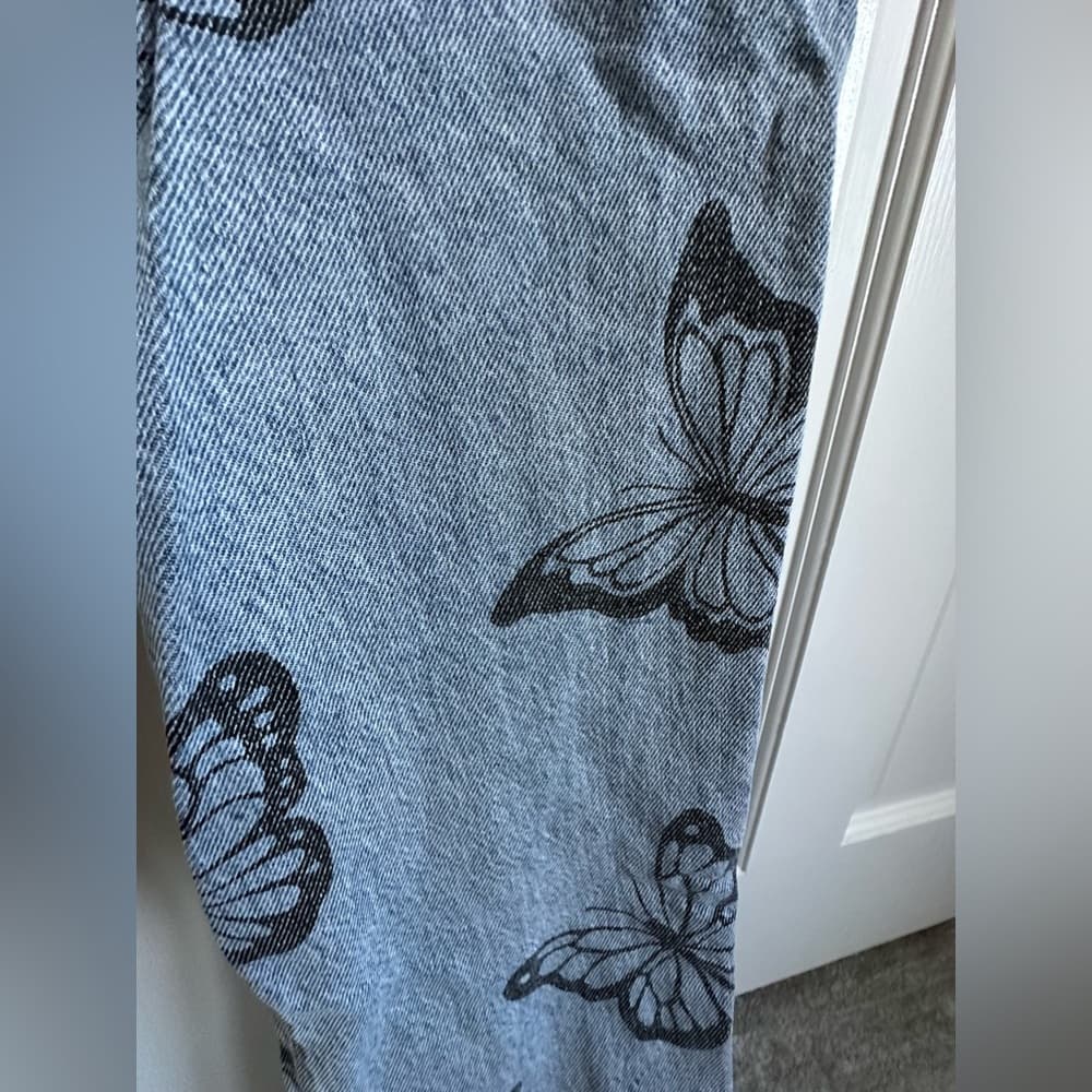 Pacsun eco butterfly high waisted straight leg jeans size 25 - Thumbnail 4